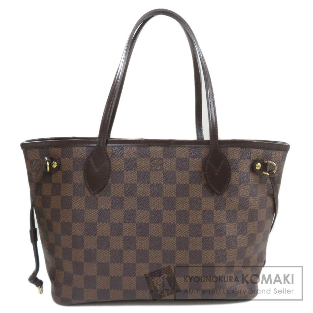 Louis Vuitton Neverfull Damier Ebene Brown Tote Bag Monogram Canvas
